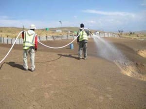 Spray hose used for hydro seeding application