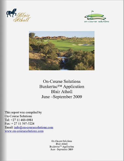Blair Atholl Golf Course Report