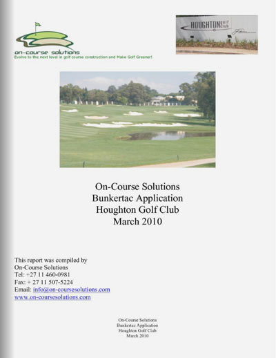 Houghton Bunkertac Report