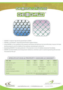 GEONET Spec sheet