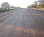 Mine Haul Road surface sealed with EBS