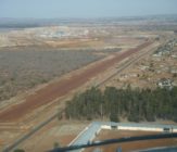 Kahama Airstrip aerial view