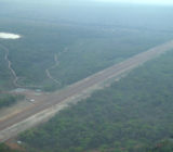 Tulawaka airstrip aerial view