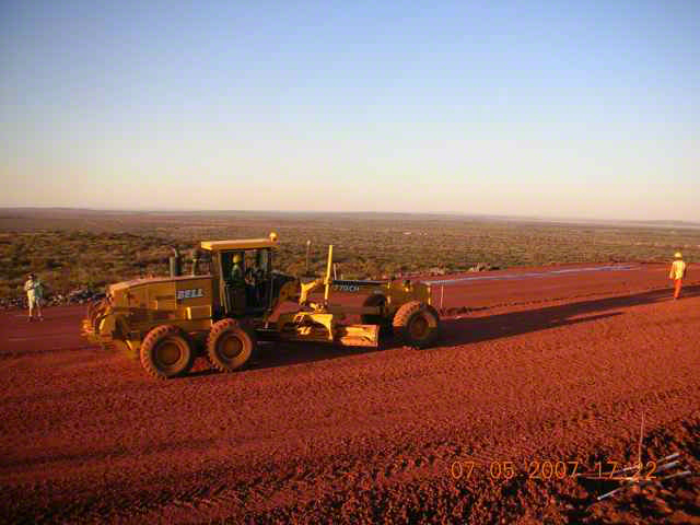 Mine Haul Road Stabilization