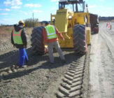 gravel access road stabilization