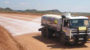 EBS Soil Stabilzer Surface Seal Application on Mine Haul Road Diversion