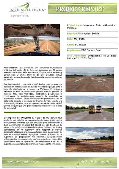 BG-LA-VERTIENTE-AIRSTRIP-Project-Report-Espanol