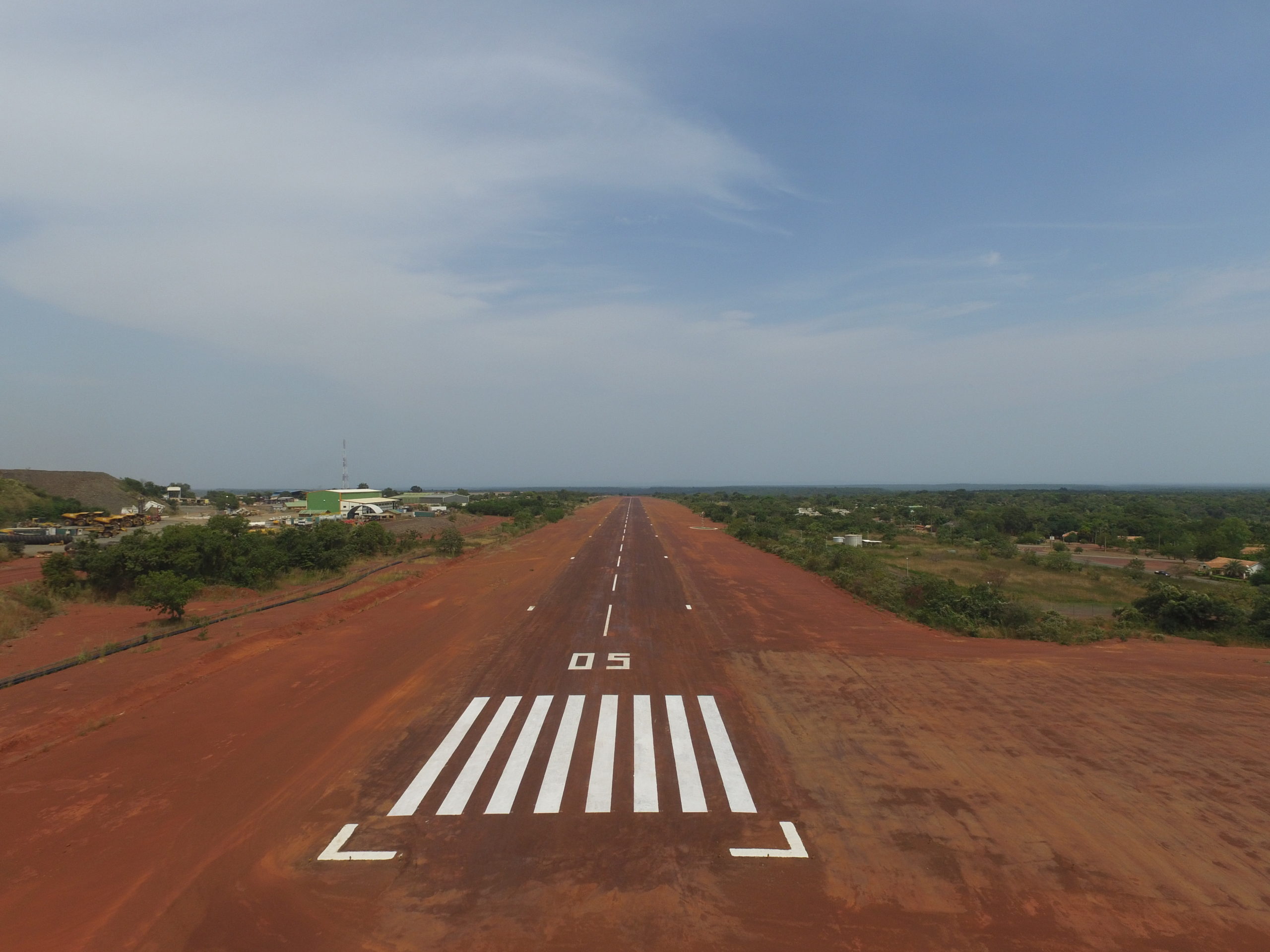 Syama Mine Gravel Airstrip