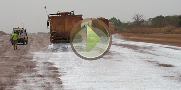 Syama mine airstrip upgrade video