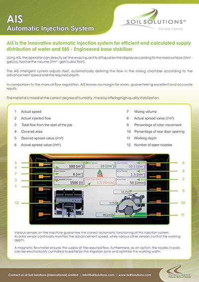 AIS Automatic Injection System brochure