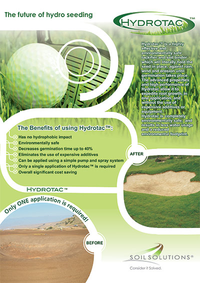Hydrotac golf brochure