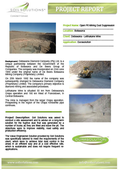 Debswana Letlhakane Mine