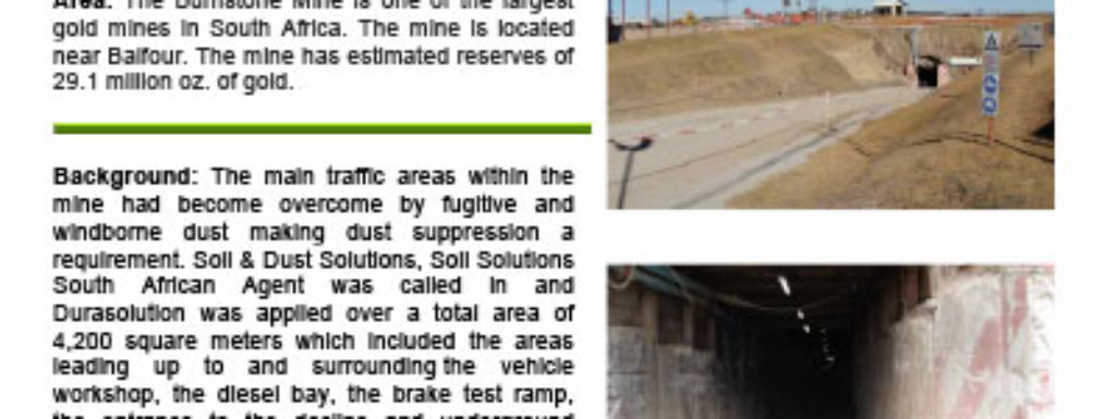 Great Basin Gold Durasolution Application