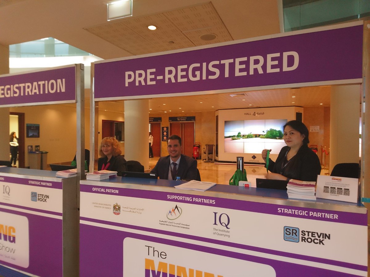Pre Register at the mining show 2017