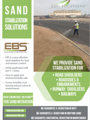 Sand Stabilization Brochure