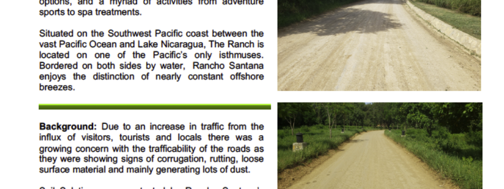 Rancho Santana- Gravel Road Upgrade