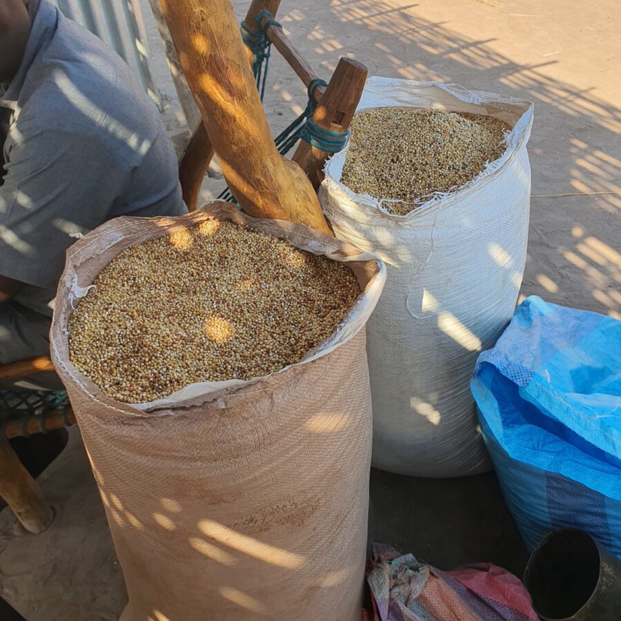 Farmers displaying their produce in Bar Urud Market William Muchira 88050