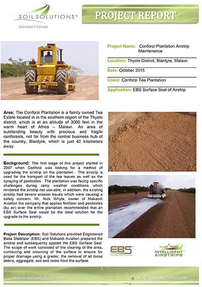 CONFORZI MALAWI RUNWAY UPGRADE